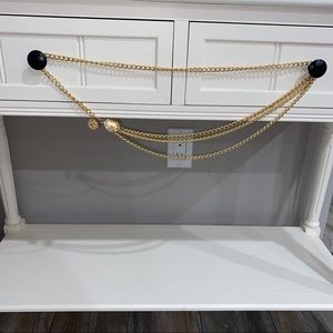 Gold chain belt